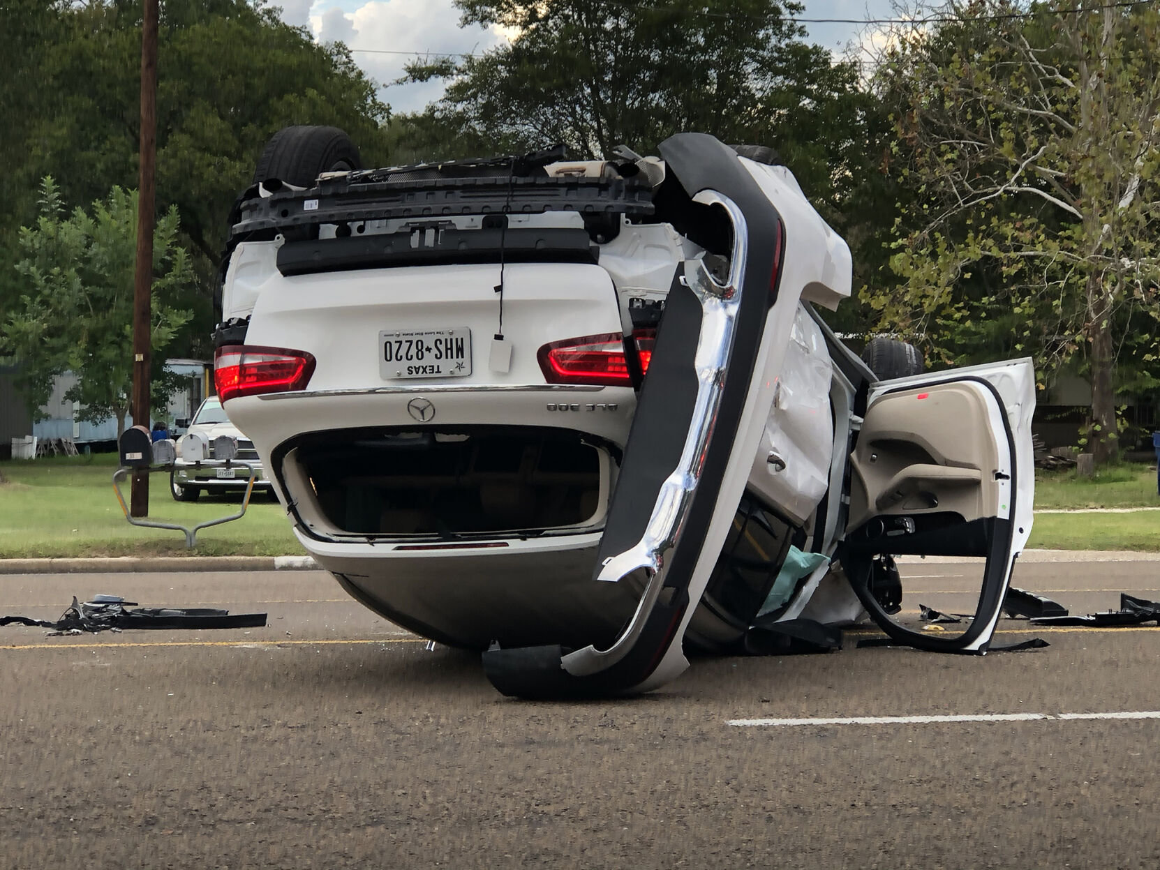Roll-over wreck